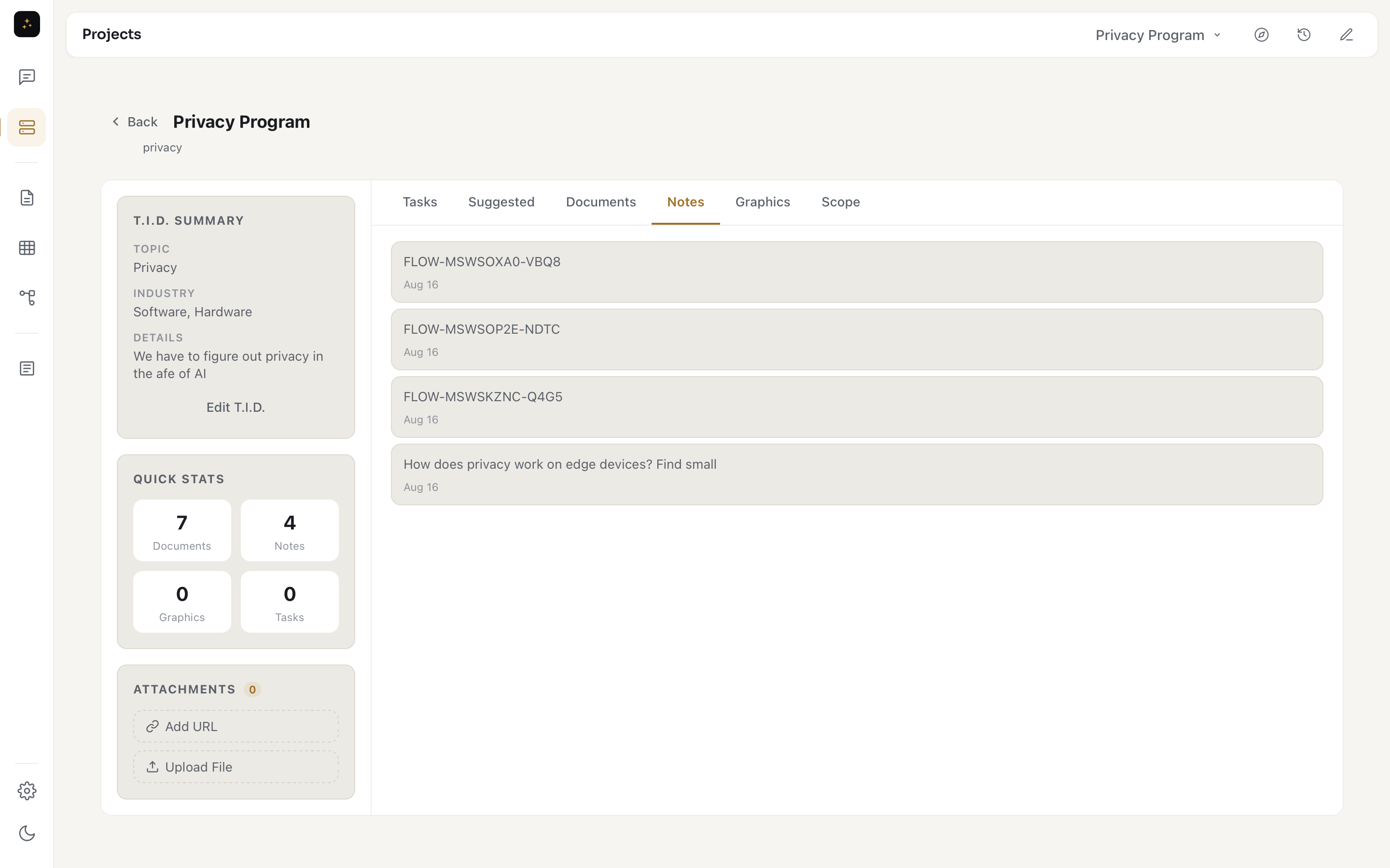 Notes — AI connecting your research